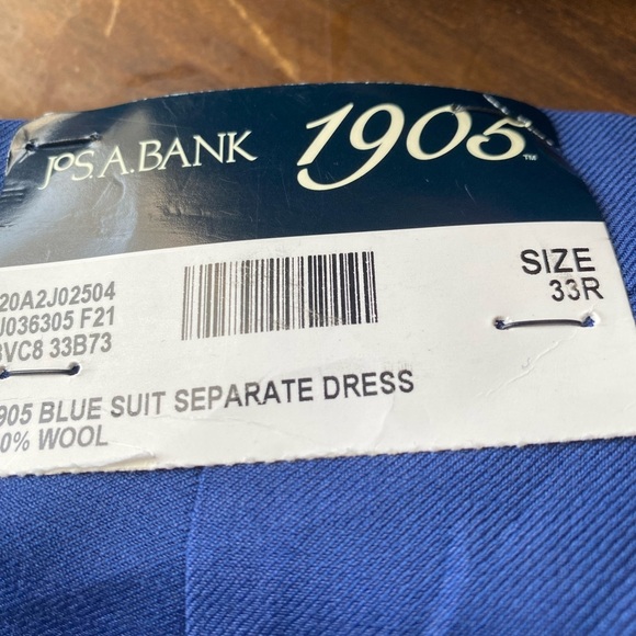 Jos. A. Bank Slim Wool Blue Suit - Picture 16 of 16